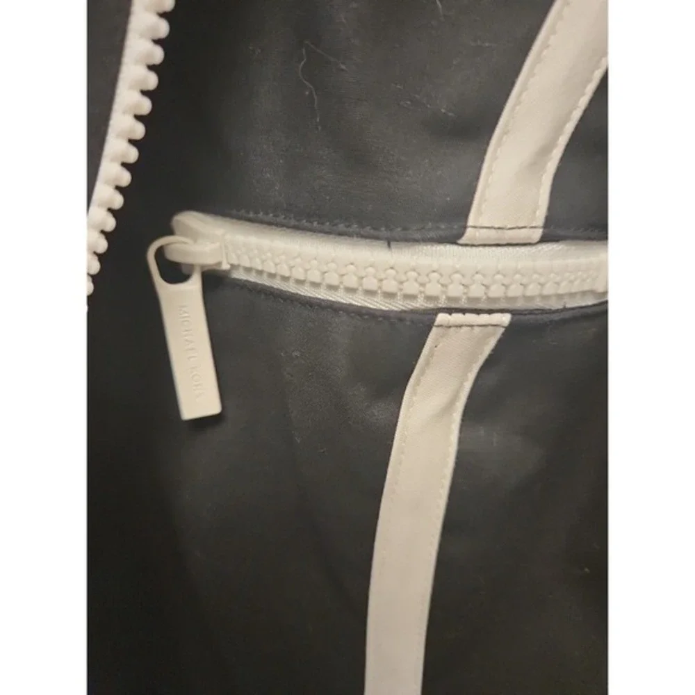 Michael Kors Jacket Black W‎ White Trim US 6